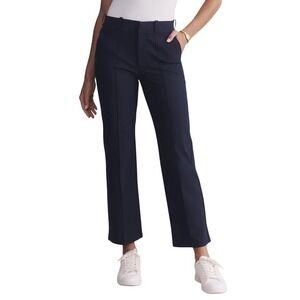 NWT Rhone Birdie Cropped Trouser Womens Navy Blue 4-Way Stretch Golf Pants 12